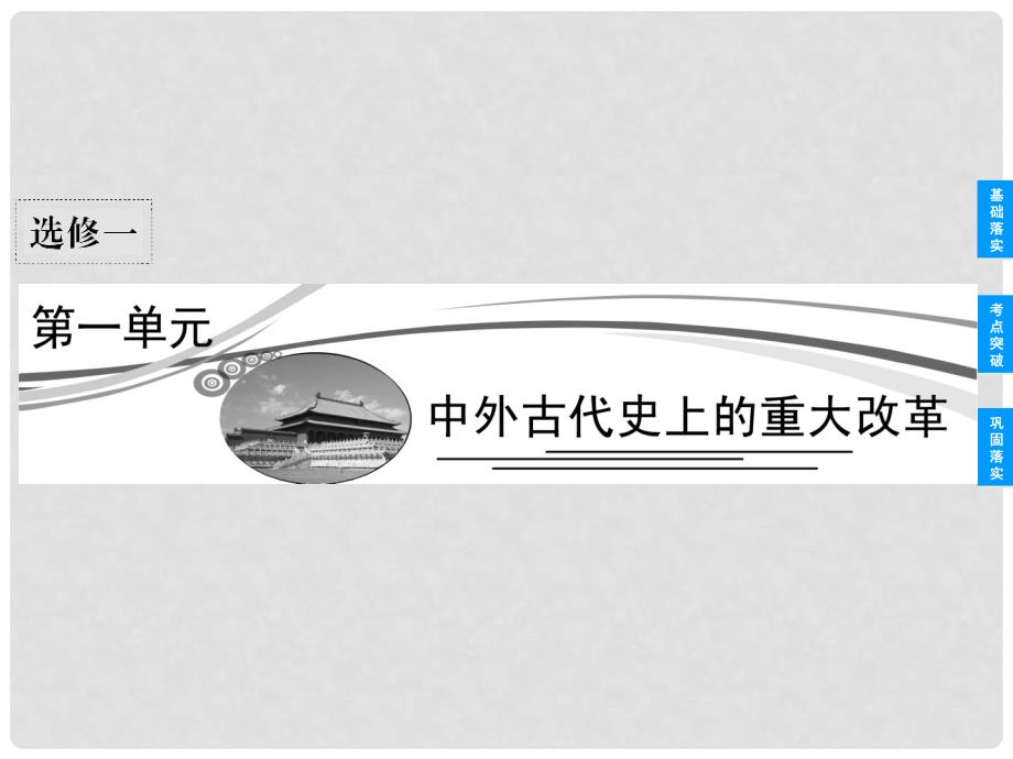 高考历史总复习 11 梭伦改革课件 新人教版选修1_第1页