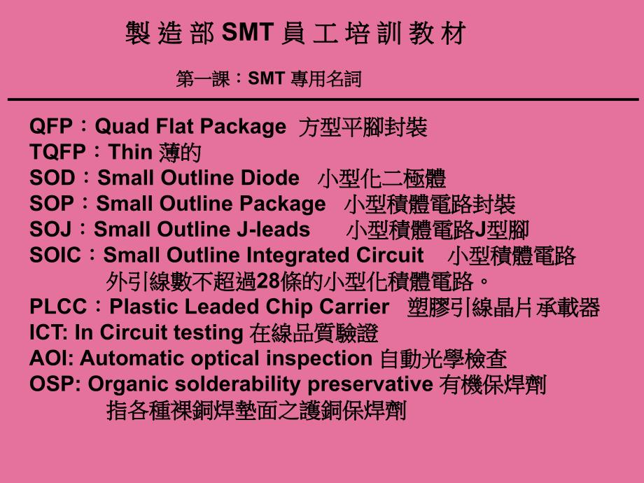 SMT品管生产作业培训教材ppt课件_第4页