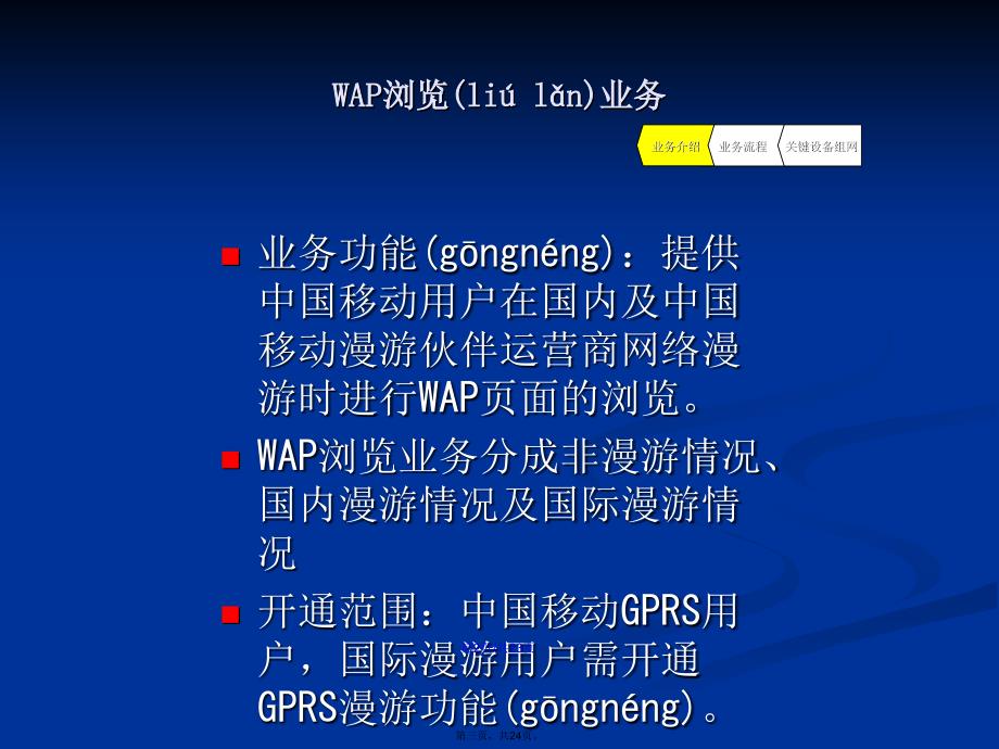 数据网业务白皮书WAP分册学习教案_第3页