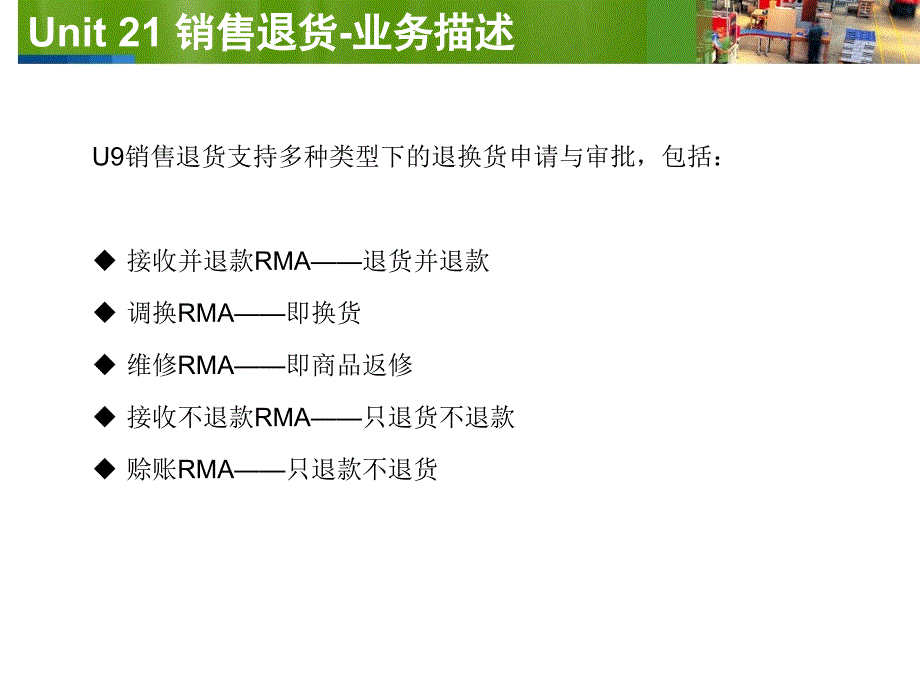 U9SCM销售Unit21销售退货V2.1_第4页