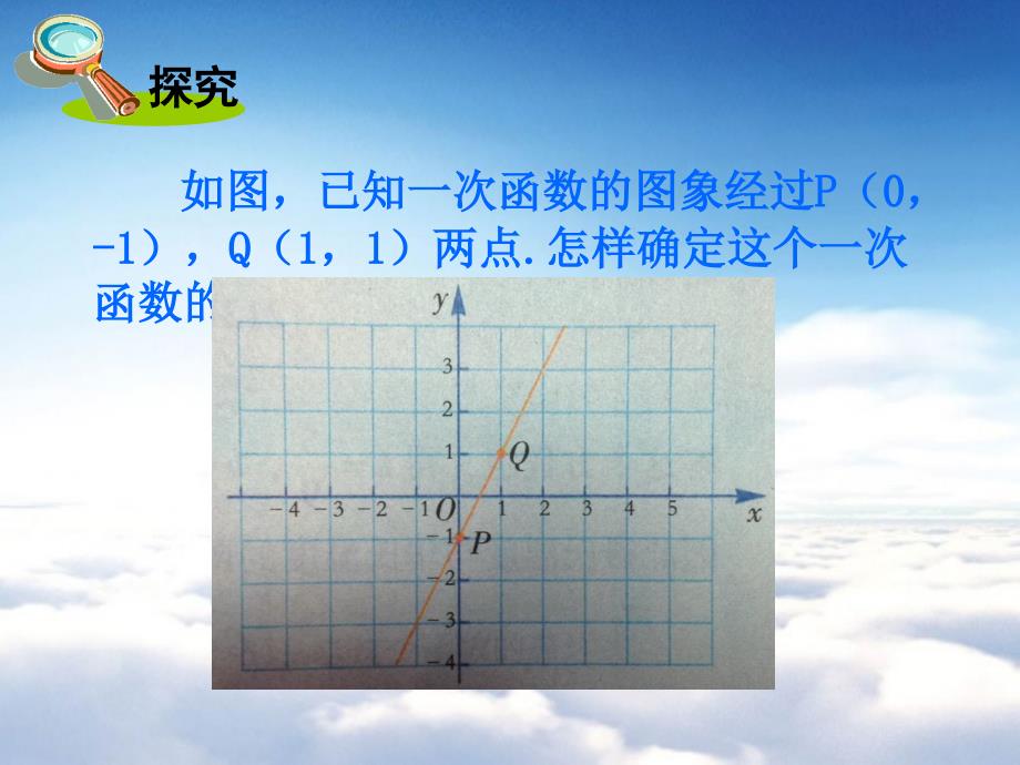 【湘教版】八年级数学下册：4.4用待定系数法确定一次函数表达式ppt课件_第4页