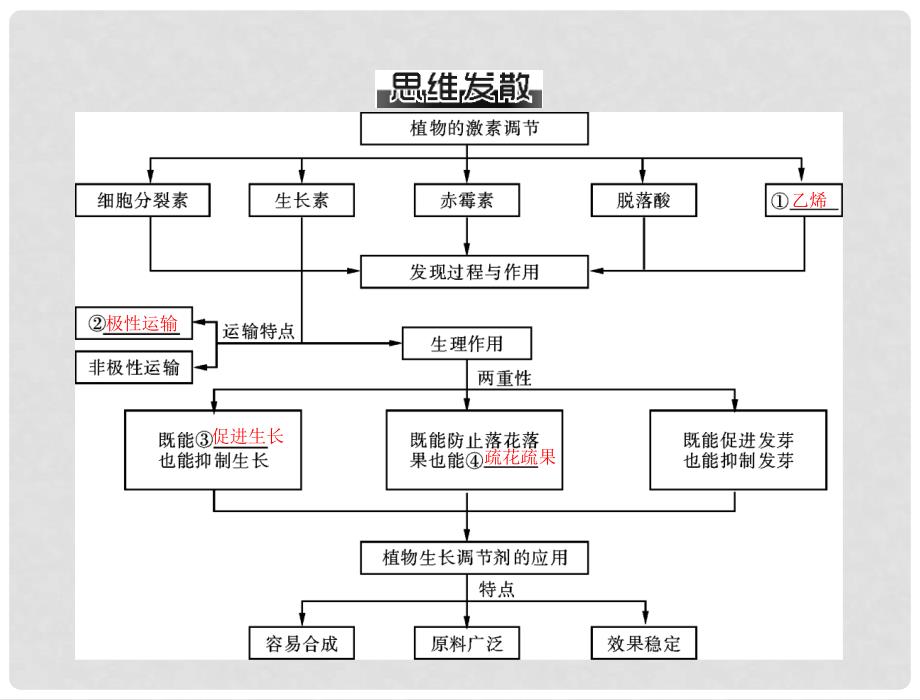 高考生物二轮复习 第一部分 专题六 第2讲植物的激素调节课件 新人教版_第3页