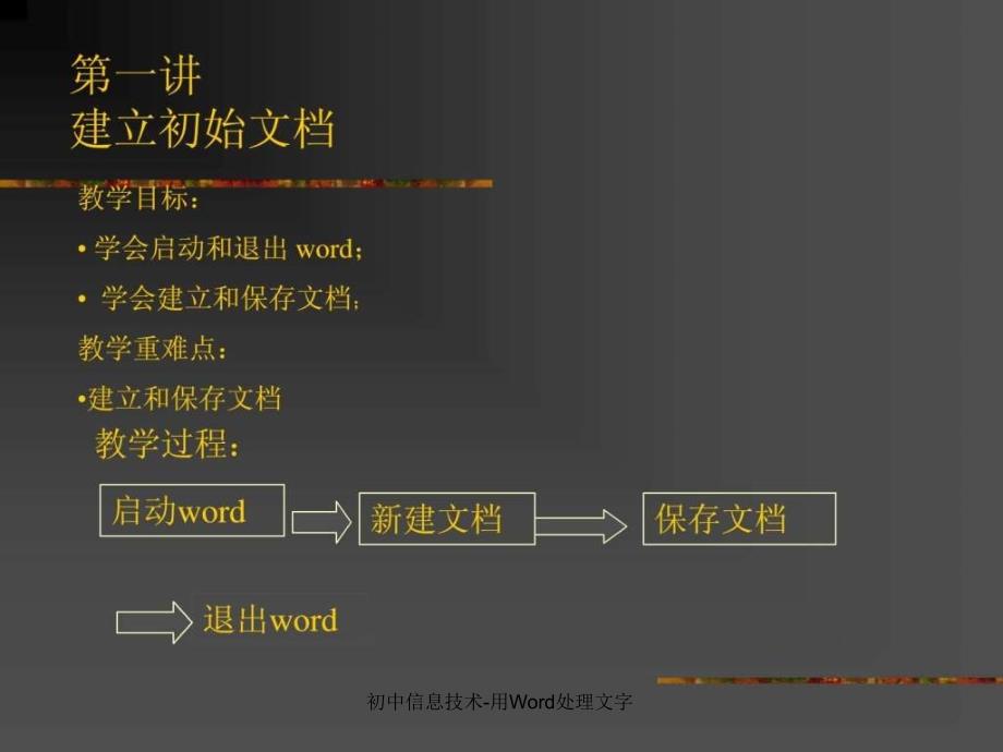 初中信息技术用Word处理文字课件_第2页