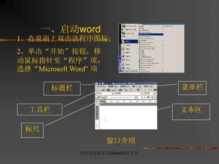 初中信息技术用Word处理文字课件_第3页