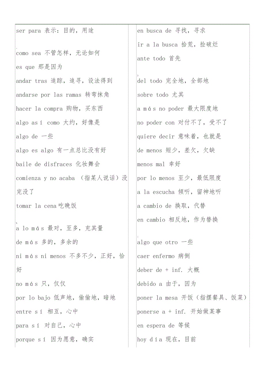 西班牙语常用短语500条_第4页