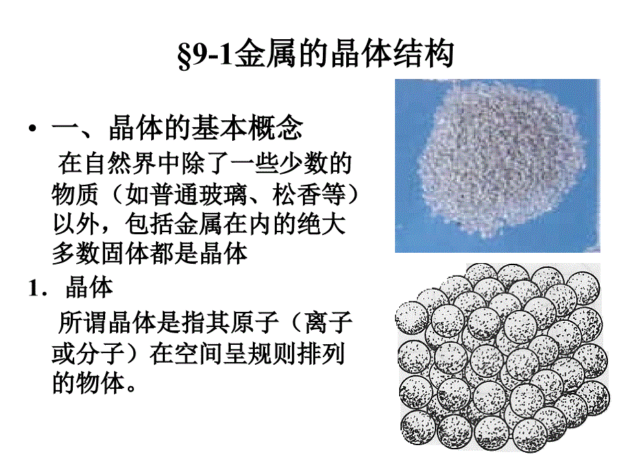 金属晶体及晶体结构能带理论_第1页