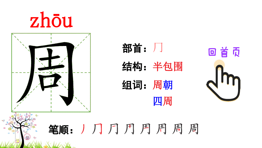 部编版二年级下册语文 10 沙滩上的童话（笔顺）公开课课件_第2页