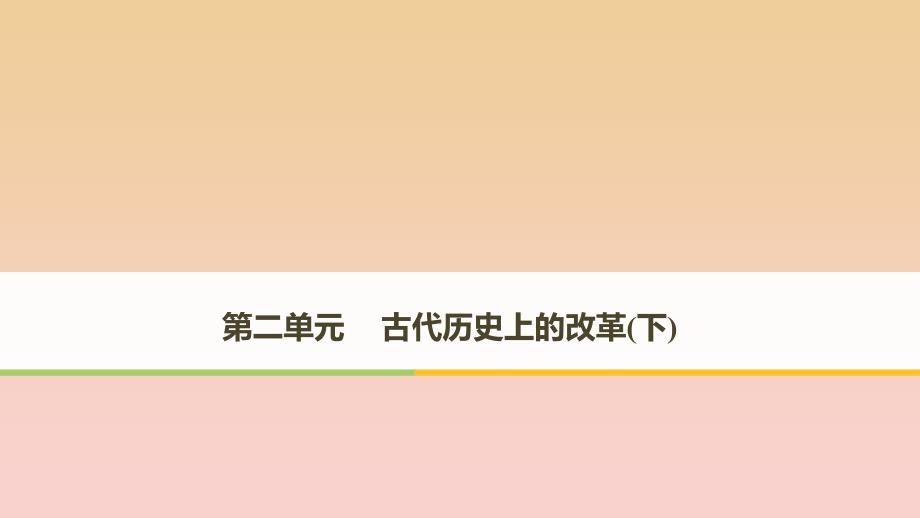 2017-2018学年高中历史 第二单元 古代历史上的改革（下）第3课 春秋战国时期的变法运动课件 岳麓版选修1 .ppt_第1页