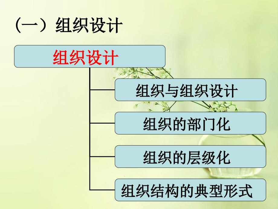 组织设计演讲稿修改好了_第1页