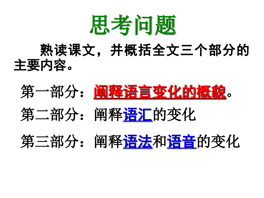 《语言的演变》课件(经典版)ppt_第3页