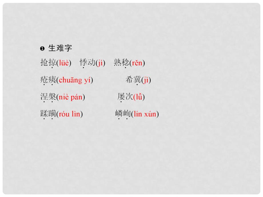 九年级语文上册 第四单元 14 给儿子的一封信早读手册课件 语文版_第2页