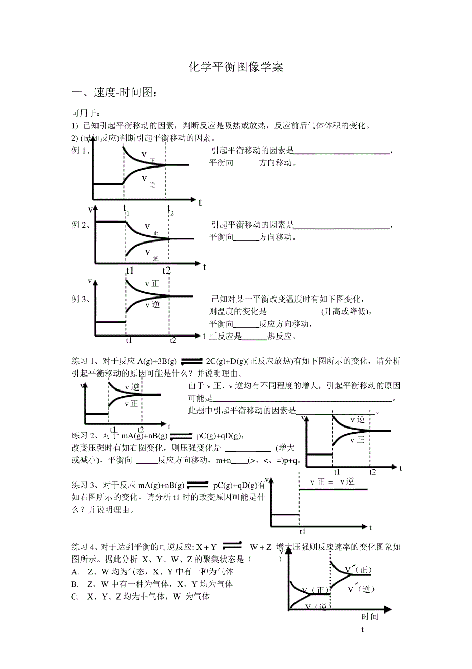 (完整版)化学平衡图像解题技巧总结_第1页