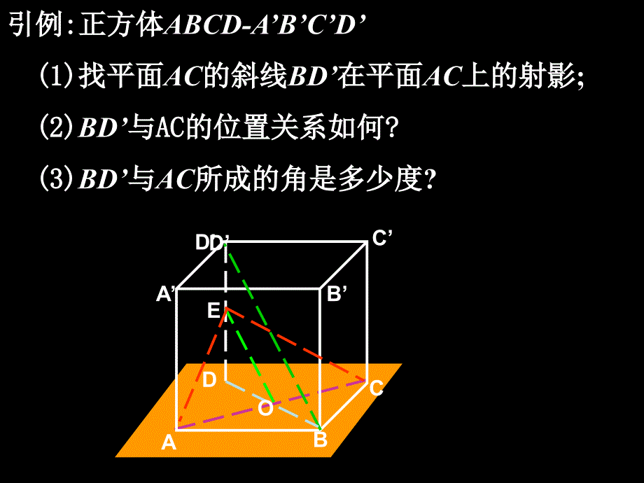 三垂线定理及逆定理0ppt课件_第4页