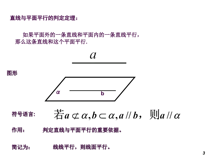 2.2.3直线与平面平行的性质公开课ppt课件_第3页