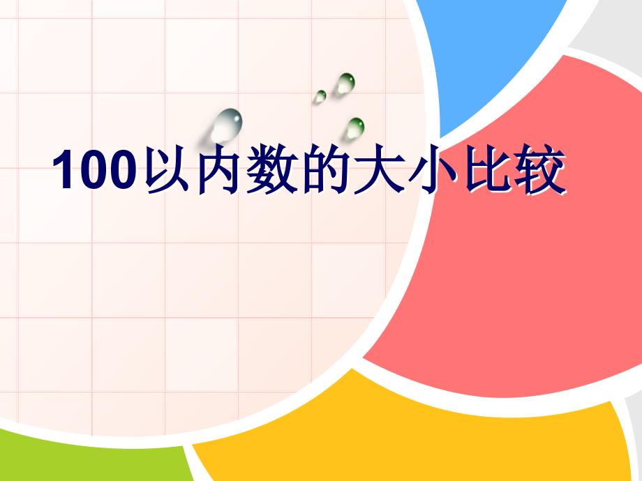 最新人教版一年级下册数学《100以内数的大小比较》ppt课件_第1页