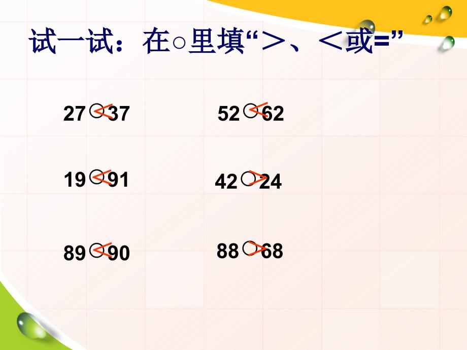 最新人教版一年级下册数学《100以内数的大小比较》ppt课件_第4页