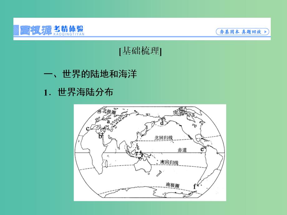 高考地理一轮总复习 第十六章 第1讲 世界地理概况课件.ppt_第4页