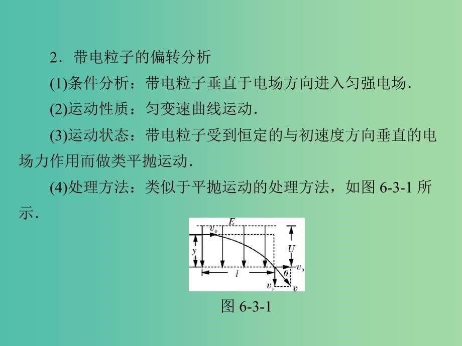 2019版高考物理大一轮复习专题六电场第3讲电容器与电容带电粒子在电场中的运动课件.ppt_第5页