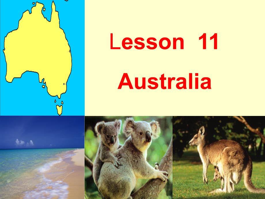 冀教版英语五上Leson 11 Australiappt课件1_第1页