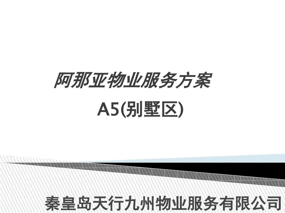 阿那亚项目物业服务方案_第1页