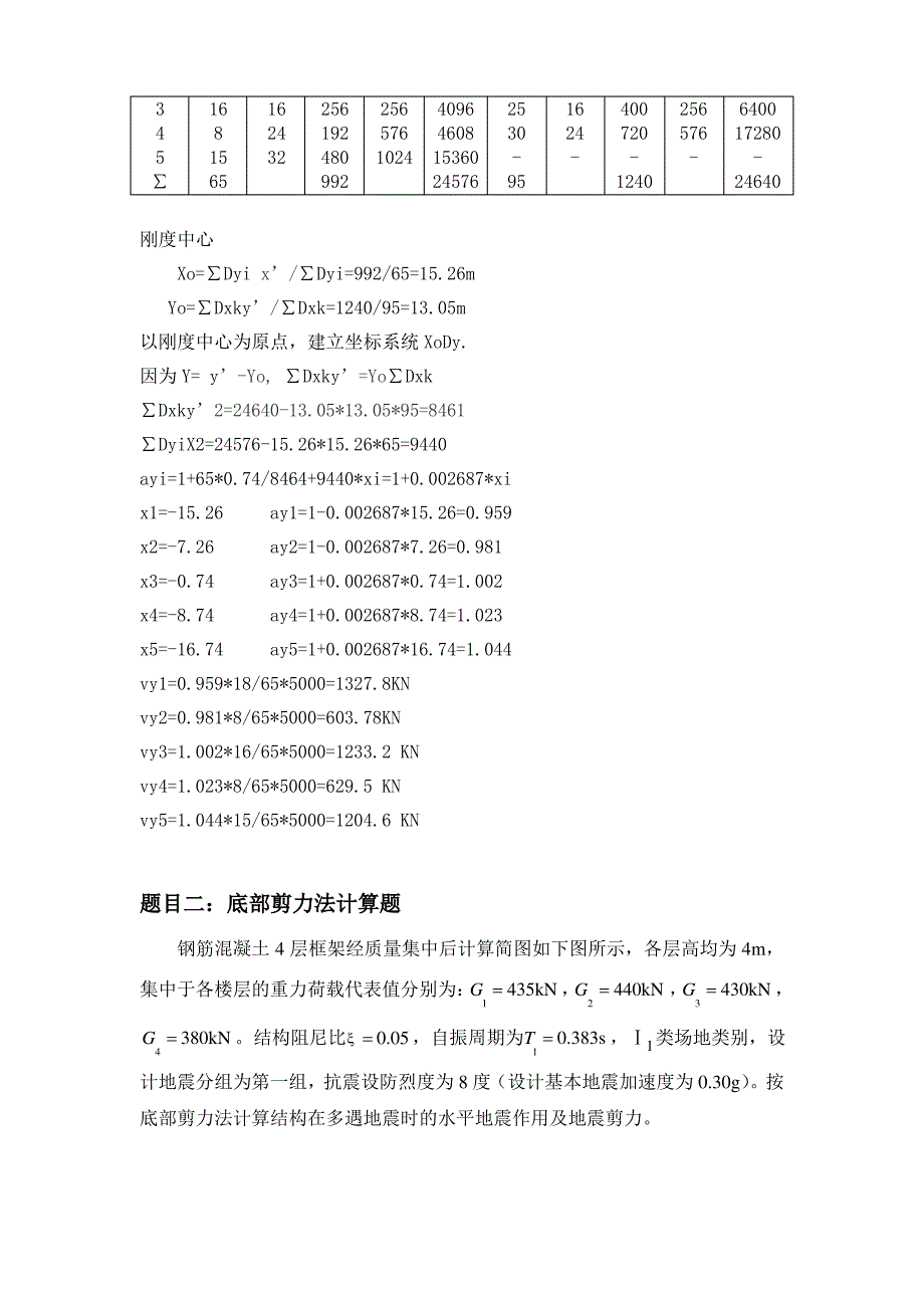 大工19秋《高层建筑结构》大作业答案齐全_第2页