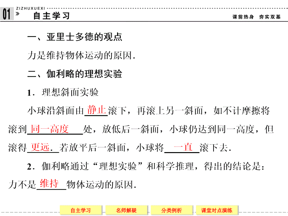 伽利略的理想实验与牛顿第一定律.ppt_第3页