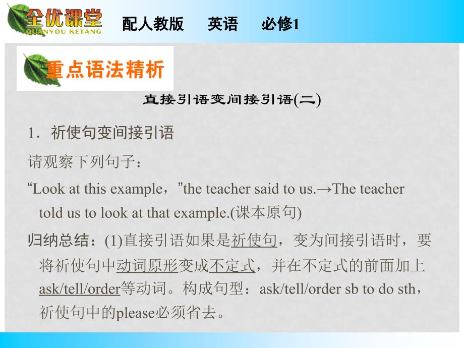 高中英语 Unit 2 English around the world Period 3 Grammar同步课件 新人教版必修1_第2页