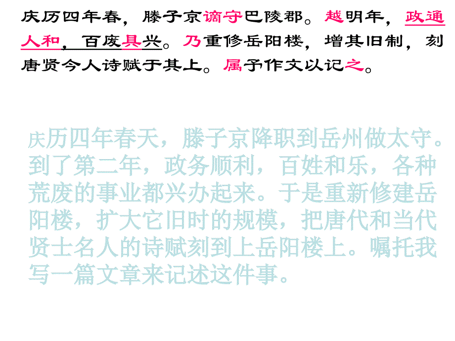 《岳阳楼记》字词及翻译.ppt_第3页