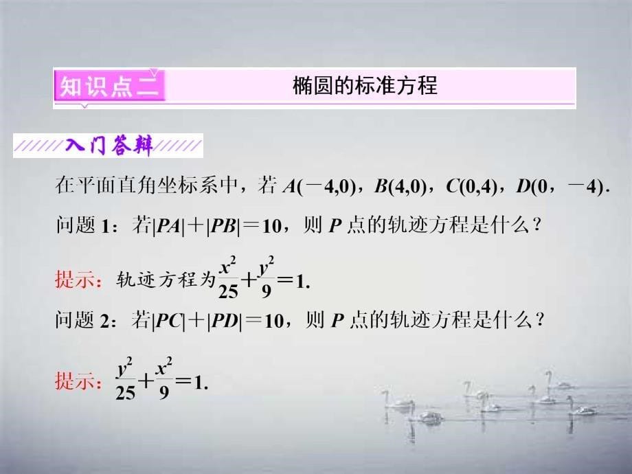 201x201x高中数学第二章圆锥曲线与方程2.1椭圆2.1.1椭圆的标准方程新人教B版选修_第5页