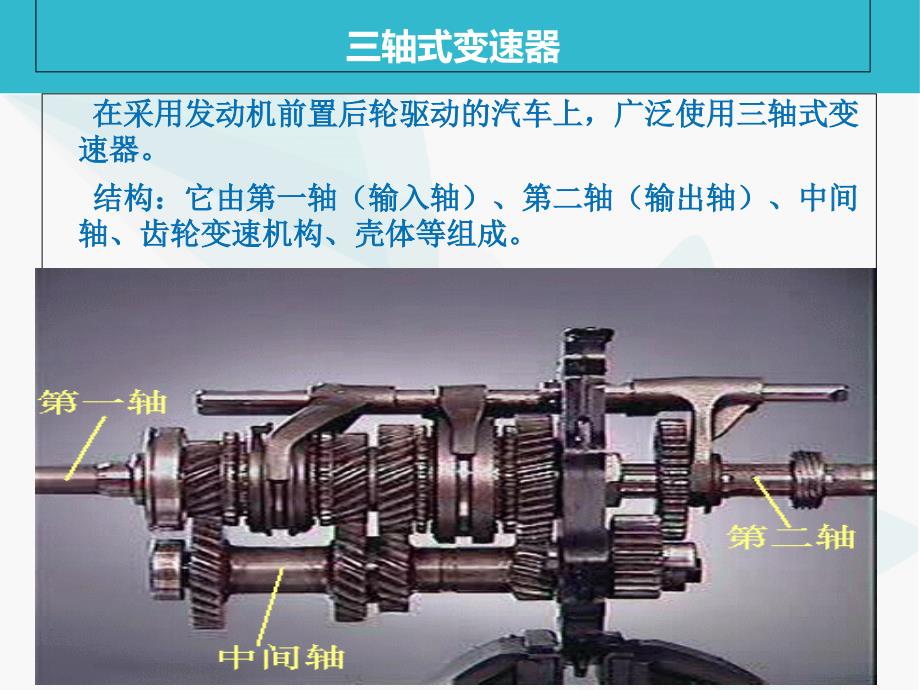 三轴五档手动变速箱结构_第2页