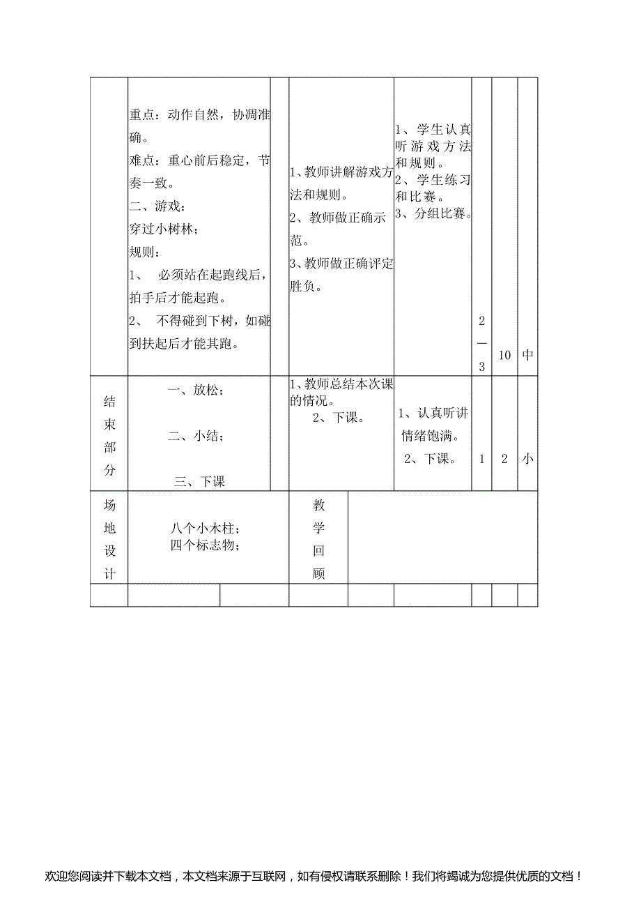 (完整word版)小学体育教案全集_第4页