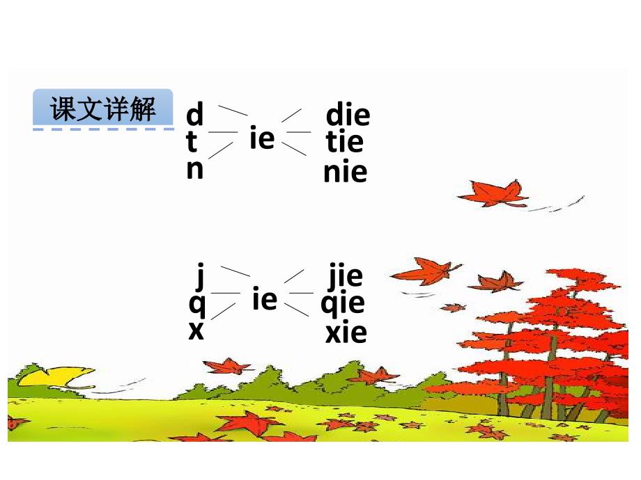 一年级上册语文课件汉语拼音11 ie 252;e er人教部编版 (共19张PPT)教学文档_第4页