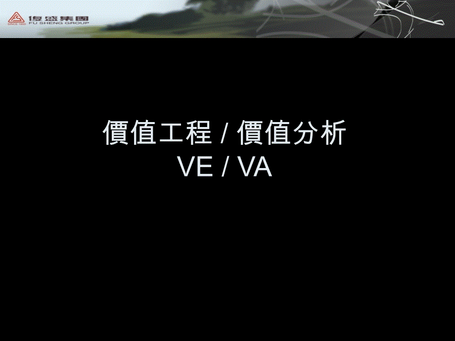 价值工程价值分VEVA_第1页