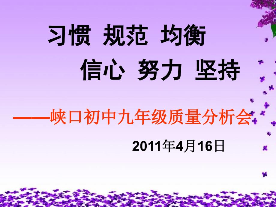 九年级下学期教师质量分析会(第一次月考)_第2页