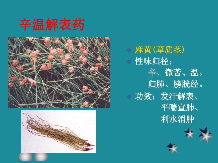 中医学课件：第二节中药分类及常用中药（临本）_第3页