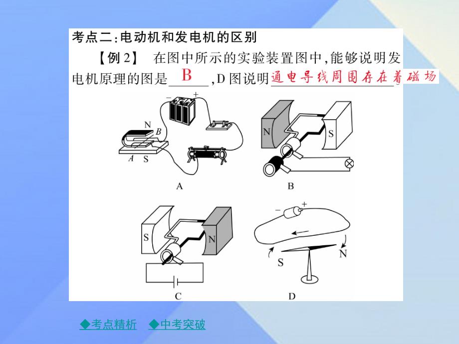 九年级物理上册 第8章 电磁相互作用与应用章末复习教学课件 （新版）教科版_第4页