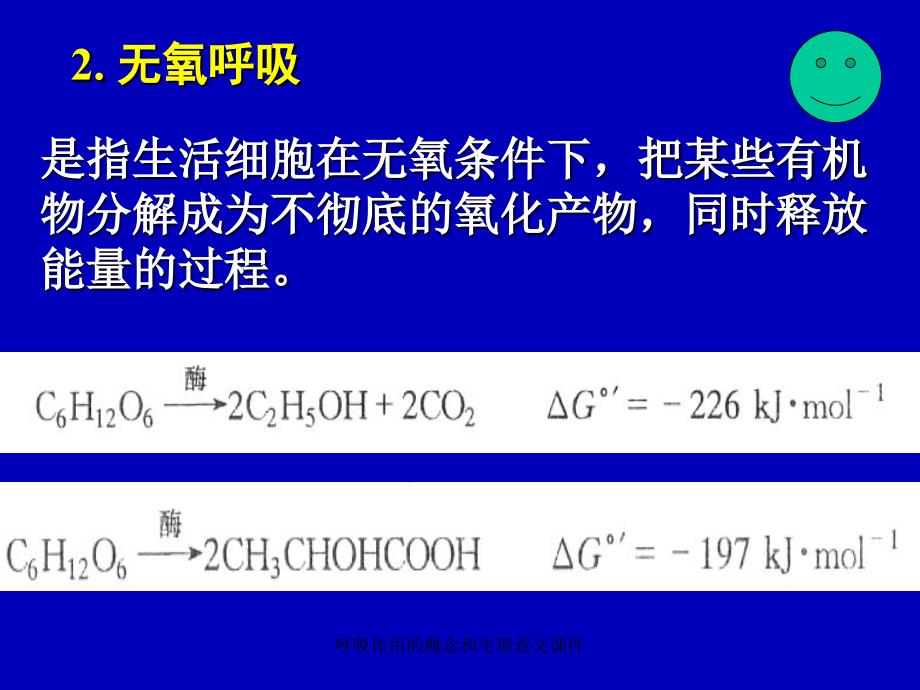 呼吸作用的概念和生理意义课件_第3页