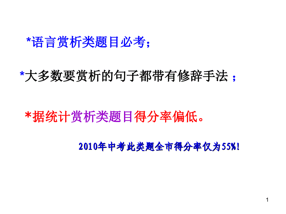 从修辞角度赏析语言PowerPoint 演示文稿_第1页