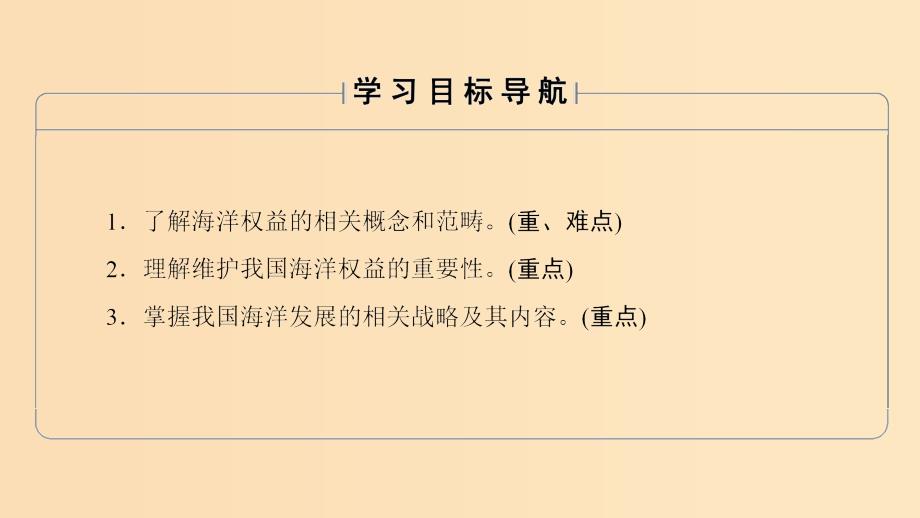 2018秋高中地理第4单元人类活动与地域联系附4海洋权益与海洋发展战略课件鲁教版必修2 .ppt_第2页