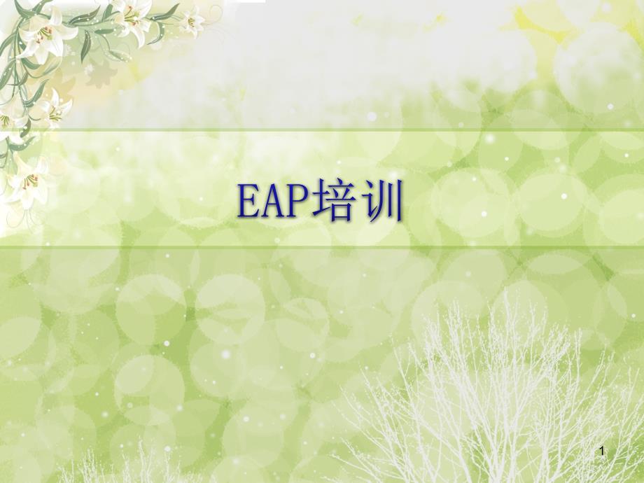 EAP培训ppt课件.ppt
