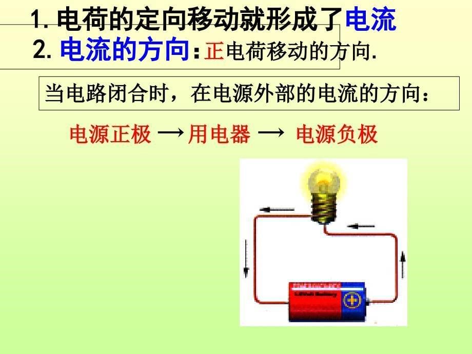 人教课标版初中物理九年级全册第十五章第2节电流和电路共29张PPT_第5页