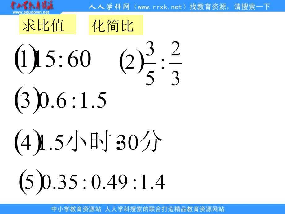 上海教育版六上第三章比和比例ppt复习课件_第3页