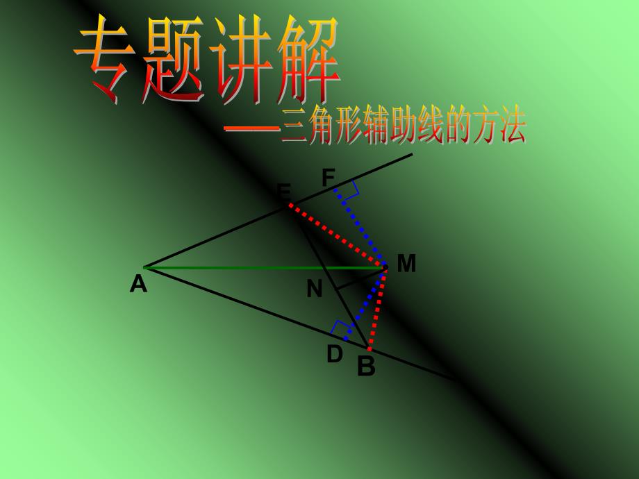 构造全等三角形(常见辅助线法)_第1页