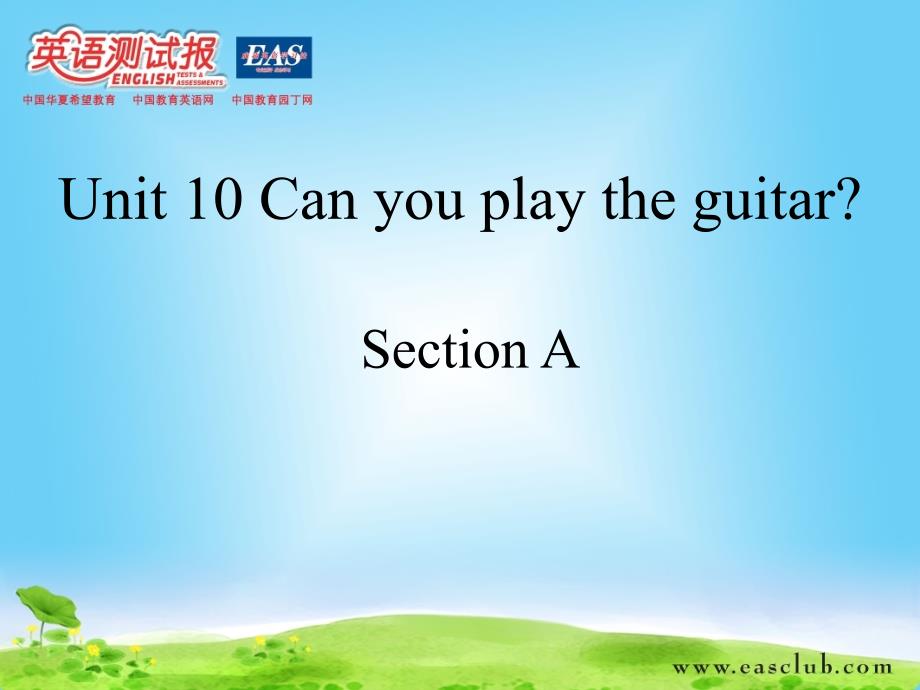 Unit 10 Can you play the guitar 课件2_第2页