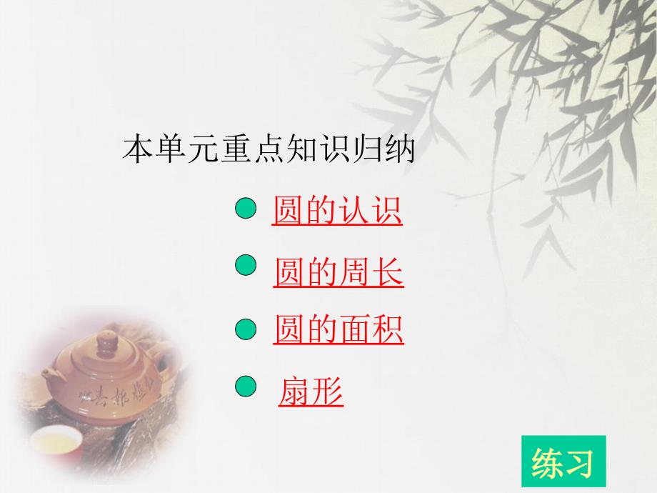 人教版六年级上册圆的整理与复习_第2页