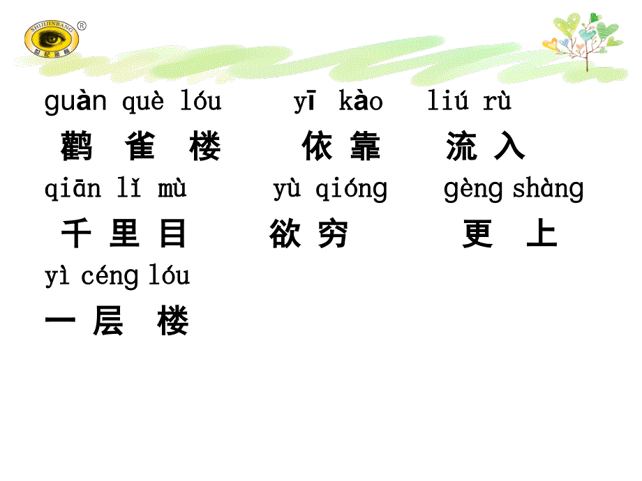 8古诗二首登鹳雀楼(2)_第3页