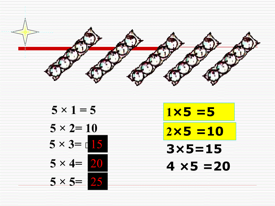 42----5的乘法口诀教学课件PPT_第4页