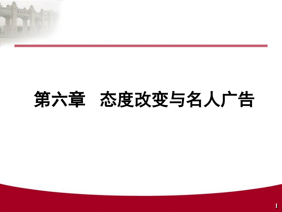 第六章 态度改变与名人广告_第1页