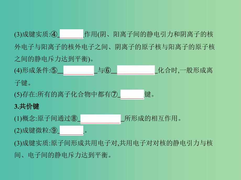 北京专用2019版高考化学一轮复习第16讲化学键课件.ppt_第3页