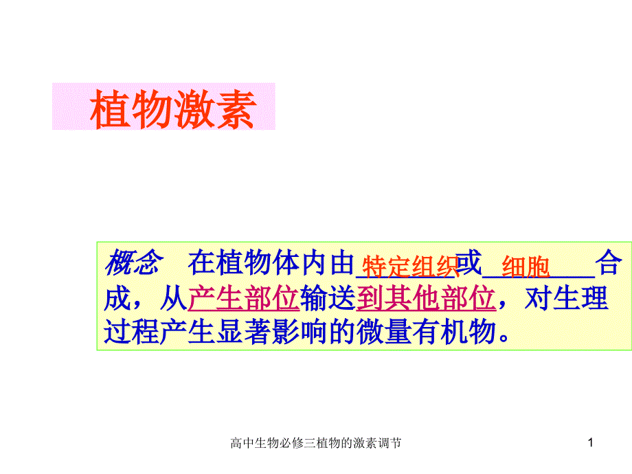 高中生物必修三植物的激素调节课件_第1页